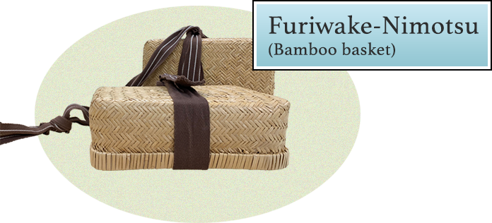 Furiwake-Nimotsu Bamboo basket