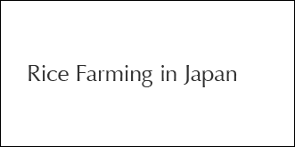 Rice Farming in Japan